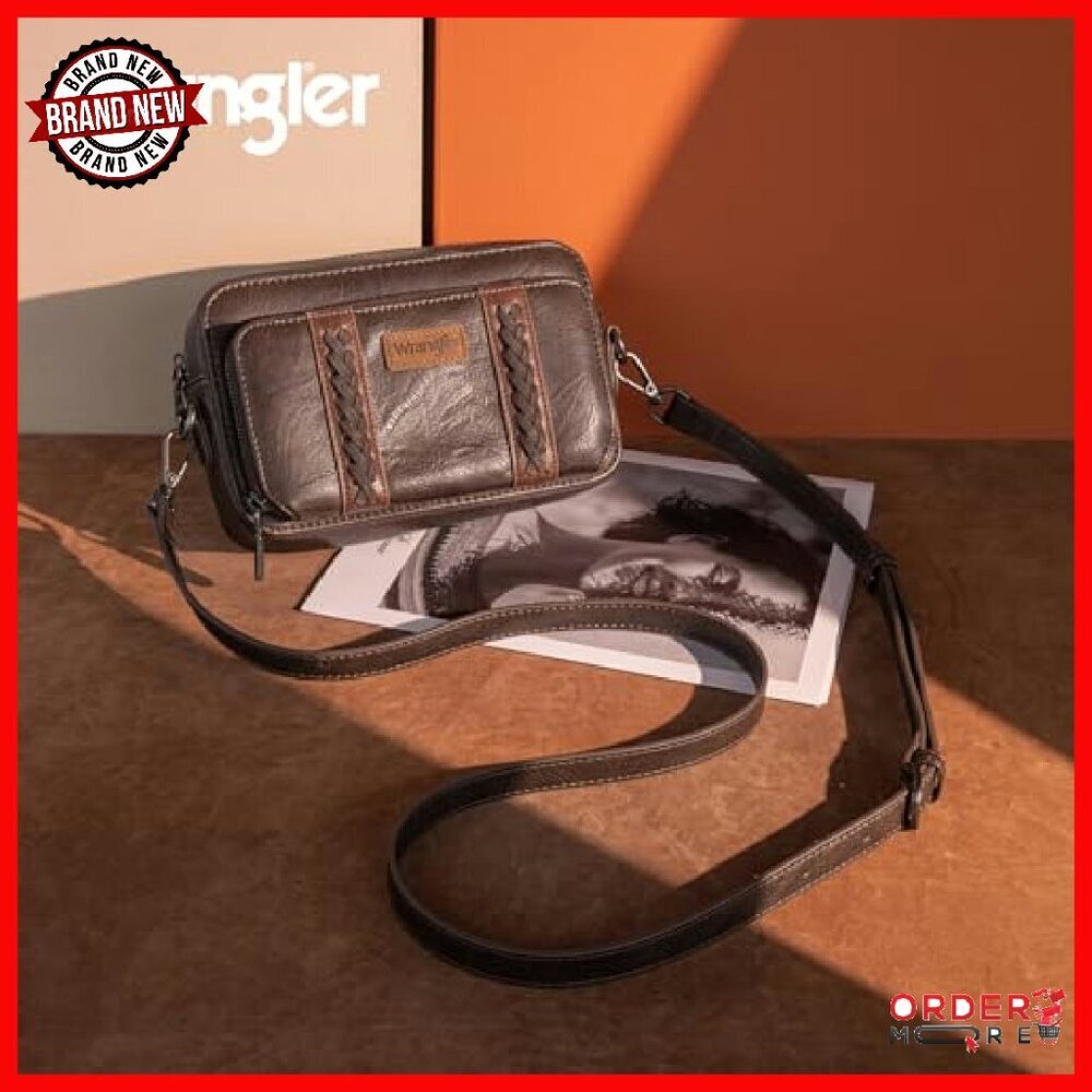 Small Crossbody Bag with Adjustable Strap, Multiple Pockets, 7.8x3.2x5.6 - Picture 4 of 8
